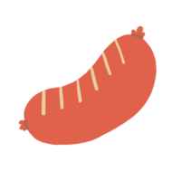 salsiccia cartone animato illustrazione png