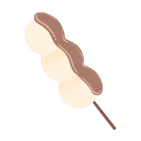 dango dessin animé illustration Japonais dessert Japonais sucré Japonais dango png