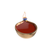 Happy Diwali 3D design element- Festival of Lights Elegance, south Indian Festival png