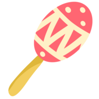 rosado maracas ilustración png