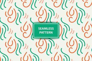 Fun colorful seamless pattern. Creative abstract style art background for children. Trendy texture design with basic shapes. Simple childish doodle wallpaper print. vector