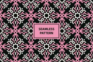 pink seamless pattern. cute background with modern minimal labels. Abstract geometric floral texture. Spring summer decor. Simple cute pattern design for babies, kids vector