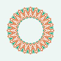 round frame on a white background vector