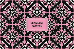 pink seamless pattern. cute background with modern minimal labels. Abstract geometric floral texture. Spring summer decor. Simple cute pattern design for babies, kids vector