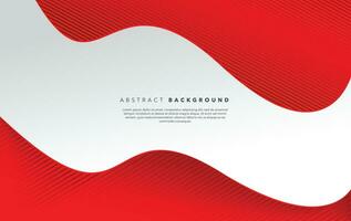 abstract red and white background template for cover and backdrop banner vector