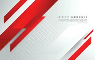 abstract red and white background template for cover and backdrop banner vector