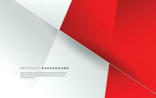 abstract red and white background template for cover and backdrop banner vector