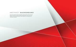 abstract red and white background template for cover and backdrop banner vector