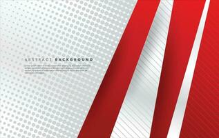 abstract red and white background template for cover and backdrop banner vector