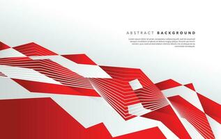 abstract red and white background template for cover and backdrop banner vector