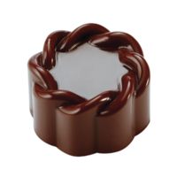 Chocolate candy isolated over over transparent background png