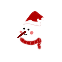 desenho de boneco de neve de natal png