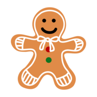 Gingerbread cartoon for Christmas festival png