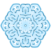 forme de flocon de neige png