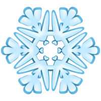 Shape of snowflake png