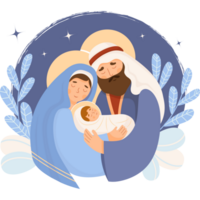 santo famiglia. Natale png