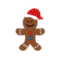 Christmas  gingerbread man cookie png