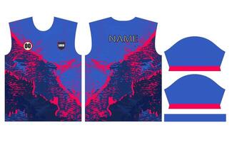 soccer jersey design for sublimation or football cricket jersey design vector