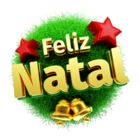 3d reso oggetto contento Natale png