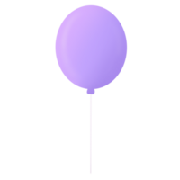 violet ballon fête png