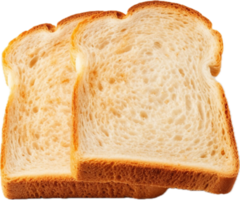 AI generated bread slice lighty toasted png