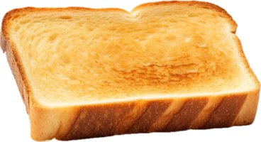 ai generato pane fetta leggero tostato png