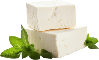 ai généré feta fromage bloquer png