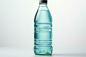 AI generated Translucent Health The Simple Beauty of a Drinking Water Bottle photo