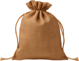 AI generated burlap sack png