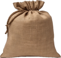 AI generated burlap sack png