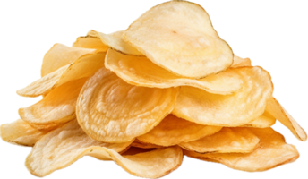 ai generado natural patata papas fritas png