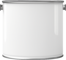 AI generated paint can with a blank label png