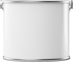 AI generated paint can with a blank label png