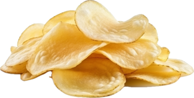 ai generado natural patata papas fritas png