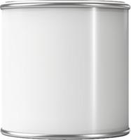 AI generated paint can with a blank label png