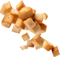 ai gerado pilha do croutons png