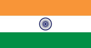 indian flag banner, icon, symbol. vector