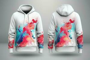 Detailed Hoodie mockup. Generate Ai photo