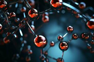 Essential Molecules macro. Generate AI photo