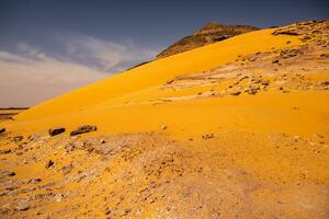 Landscape of sahara desert in Egypt. Conceptual for freedom, enjoying the journey. photo