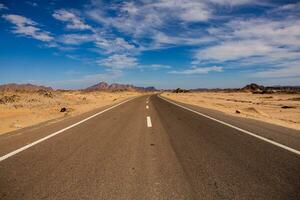 Landscape of sahara desert in Egypt. Conceptual for freedom, enjoying the journey. photo
