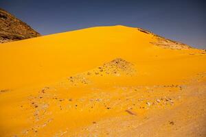 paisaje de Sáhara Desierto en Egipto. conceptual para libertad, disfrutando el viaje. foto