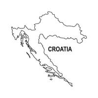 icono de la bandera de croacia vector
