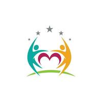 Community, network and social icon vector