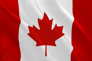 National flag of Canada. 3d vector illustration