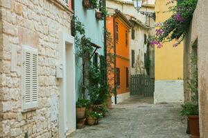 Sirolo is a picturesque town situated along the Adriatic coast in the Marche region of Italy. Known for its stunning beaches, clear blue waters, and charming historic center. photo