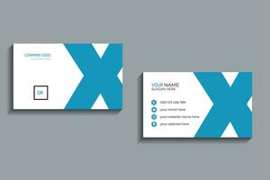 Modern business card design . double sided business card design template. vector