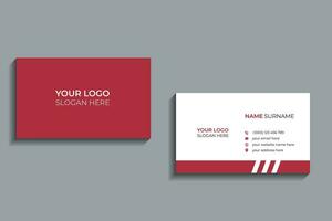 Modern business card design . double sided business card design template. vector