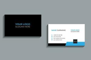 Modern business card design . double sided business card design template. vector