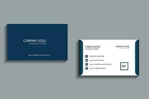 Modern business card design . double sided business card design template. vector